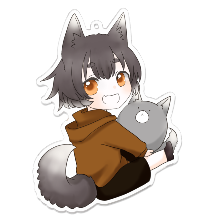 アクリルキーホルダー - 100 x 100 (mm)