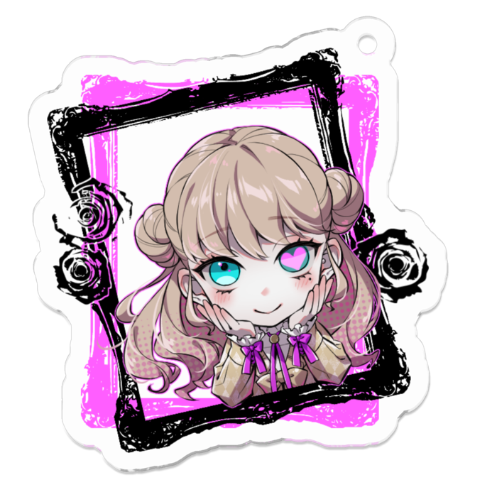 アクリルキーホルダー - 50 x 50 (mm)