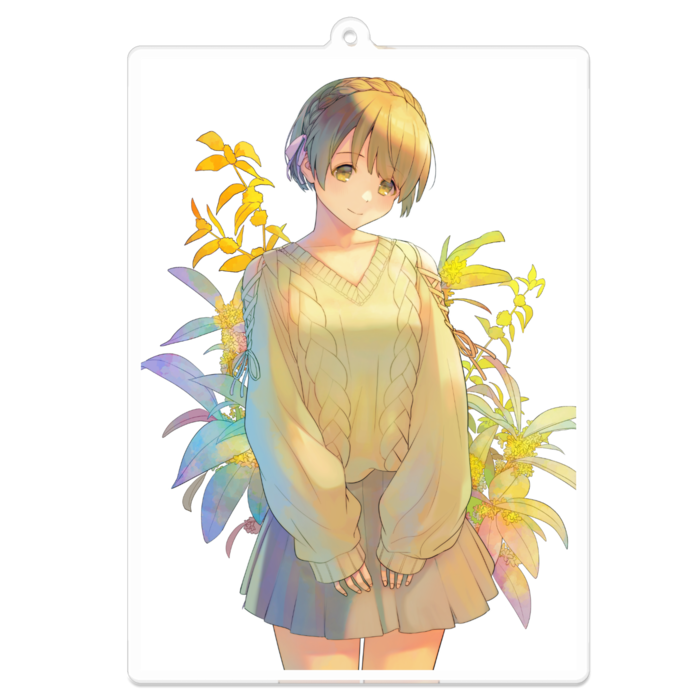 アクリルキーホルダー - 100 x 100 (mm)