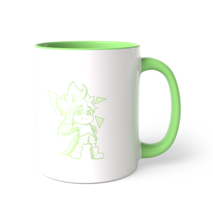 ツートンカラーマグカップ - 直径 8.2cm / 高さ 9.5cm