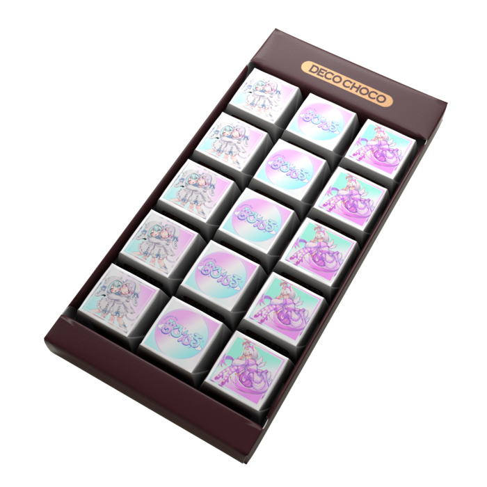 DECOチョコ - 列ごとにデザイン