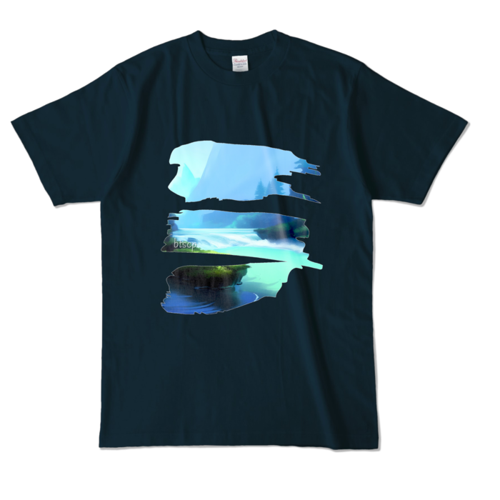 カラーTシャツ - L - ネイビー (濃色)