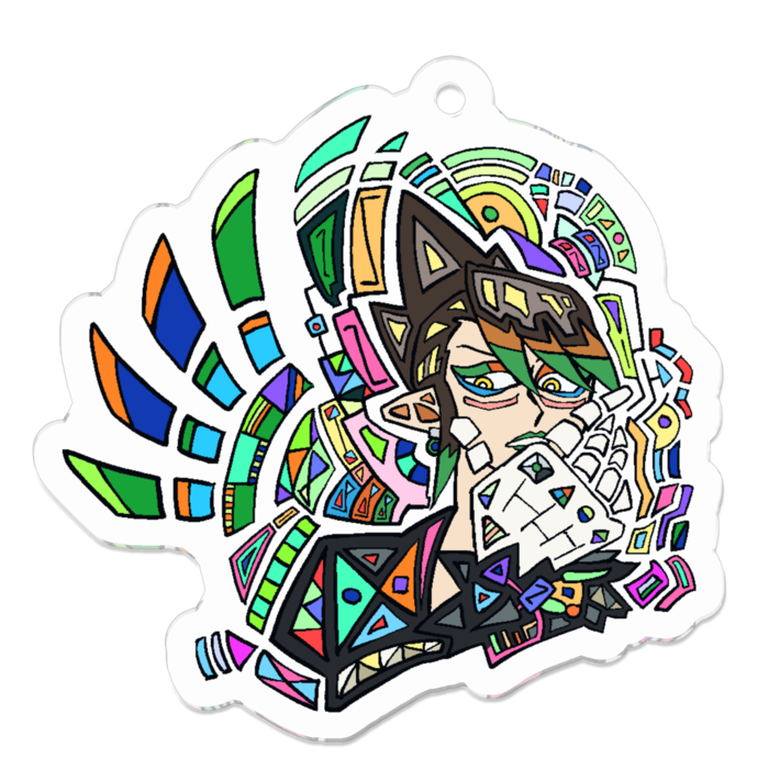 アクリルキーホルダー - 50 x 50 (mm)