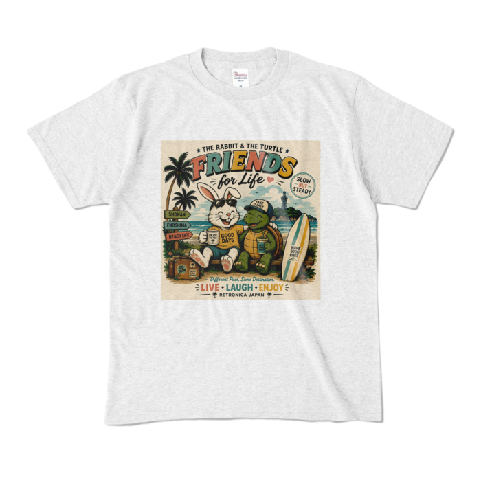 カラーTシャツ - M - アッシュ (淡色)