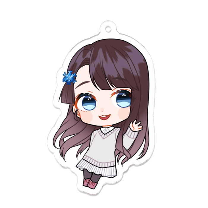 アクリルキーホルダー - 70 x 70 (mm)