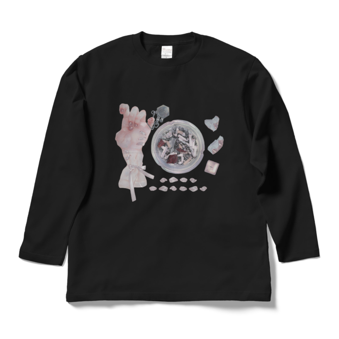 ロングスリーブTシャツ - L - ブラック