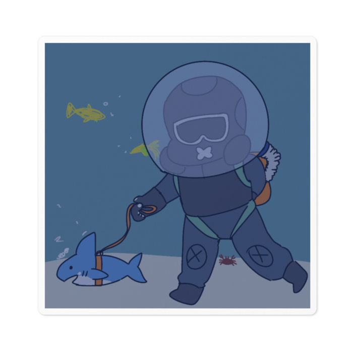 ステッカー - 100 x 100 (mm)