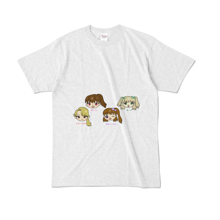 カラーTシャツ - L - アッシュ (淡色)