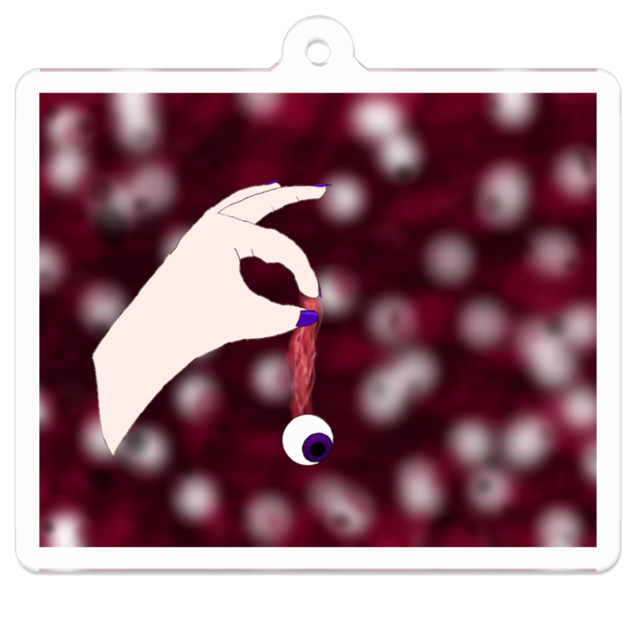 アクリルキーホルダー - 50 x 50 (mm)
