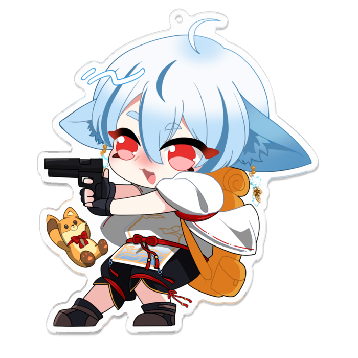 アクリルキーホルダー - 100 x 100 (mm)