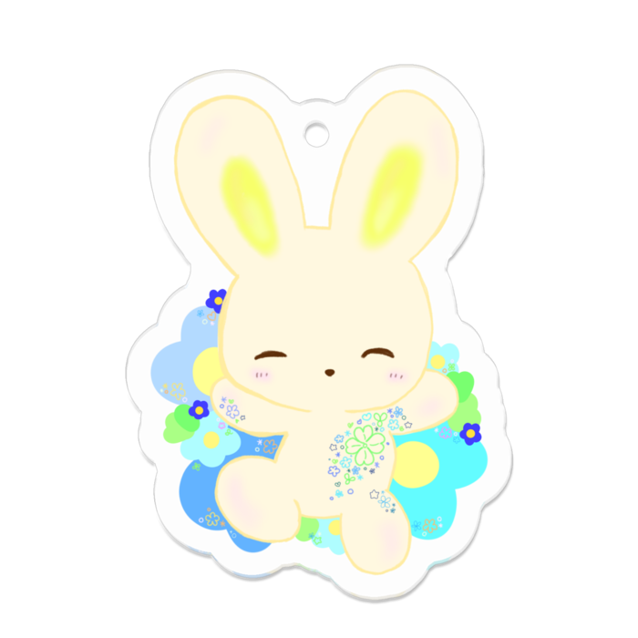 アクリルキーホルダー - 50 x 50 (mm)