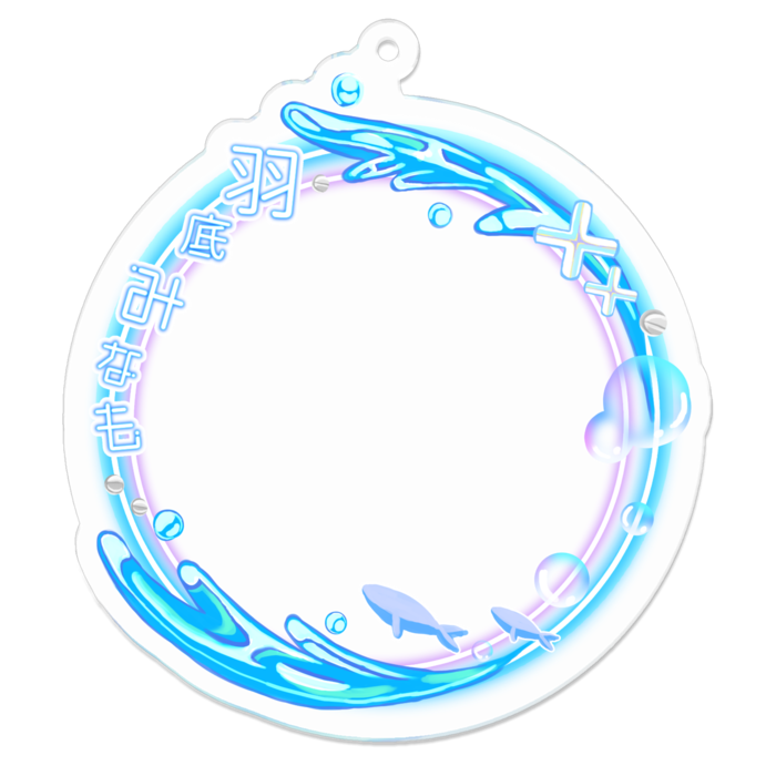 アクリルキーホルダー - 70 x 70 (mm)