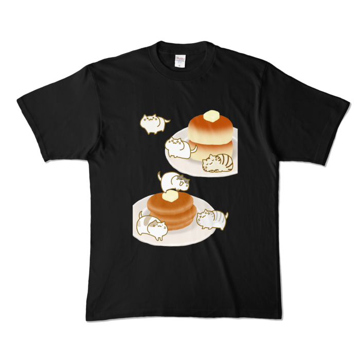 カラーTシャツ - XL - ブラック (濃色)