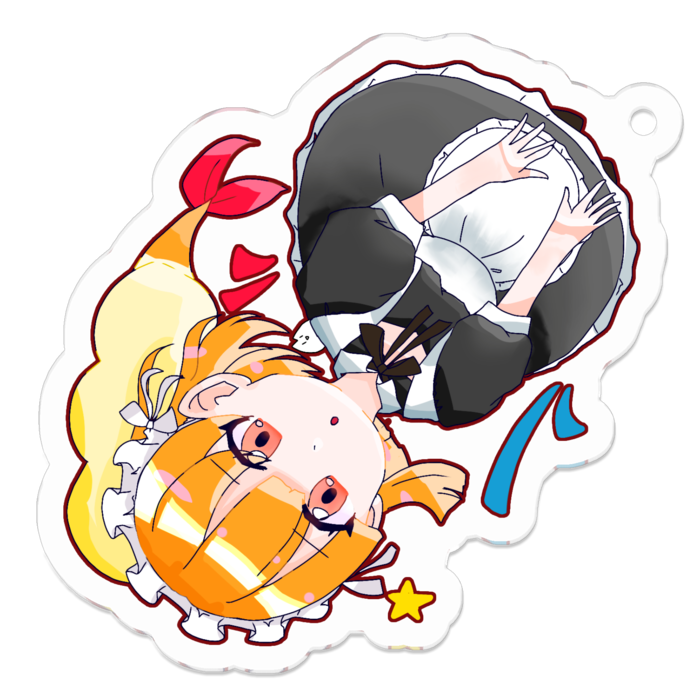 アクリルキーホルダー - 50 x 50 (mm)