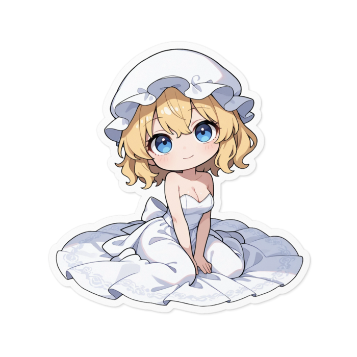 ステッカー - 100 x 100 (mm)(キャラのみ)