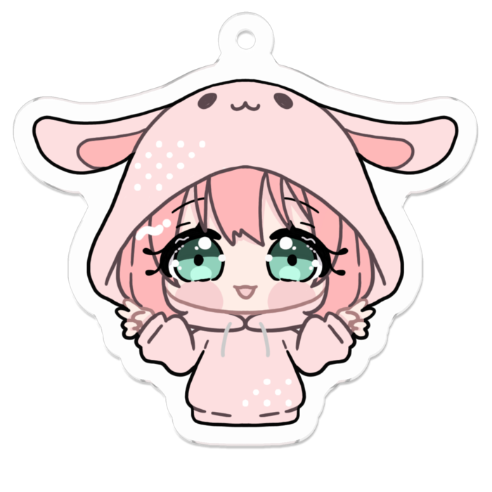 アクリルキーホルダー - 50 x 50 (mm)