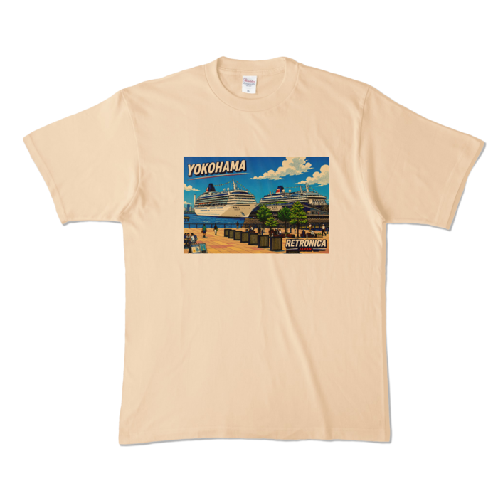 カラーTシャツ - XL - ナチュラル (淡色)