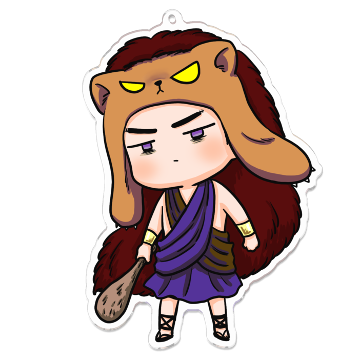 アクリルキーホルダー - 100 x 100 (mm)