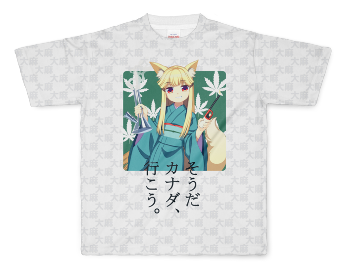 フルグラフィックTシャツ - L - 正面印刷のみ