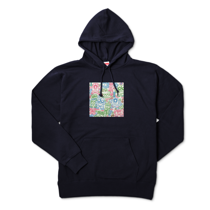 パーカー - XL - ネイビー