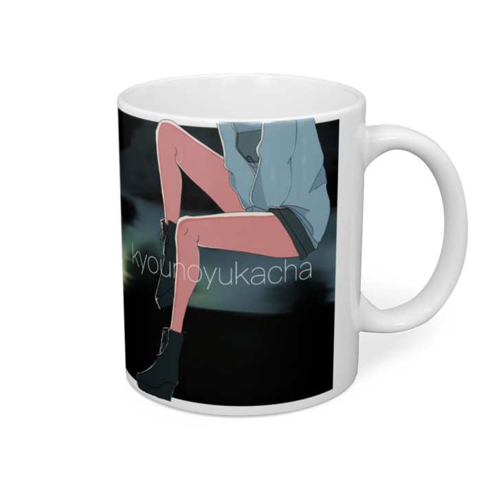 真夜中のゆかちゃマグ - 直径 8 cm / 高さ 9.5 cm