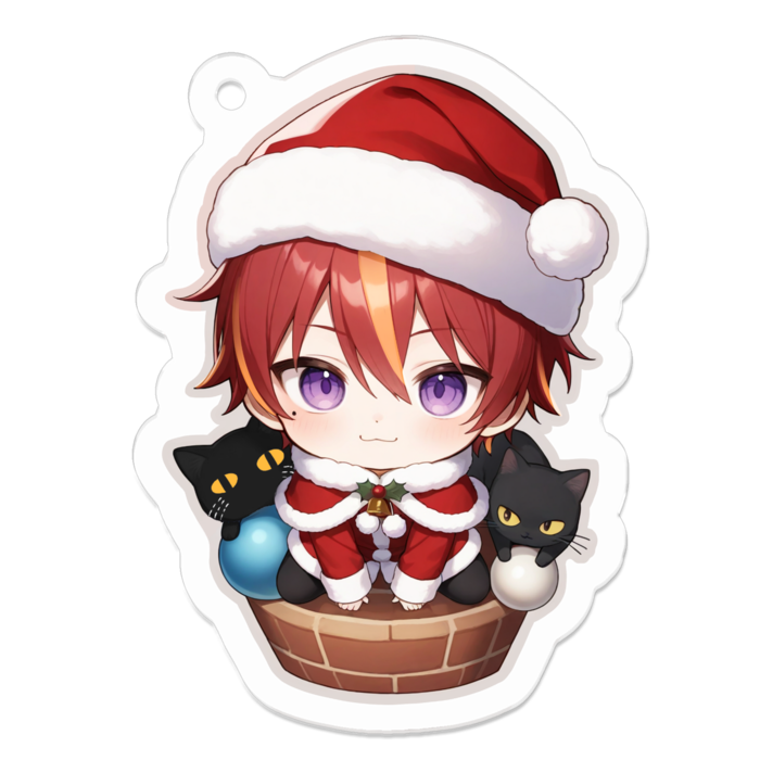 アクリルキーホルダー - 50 x 50 (mm)