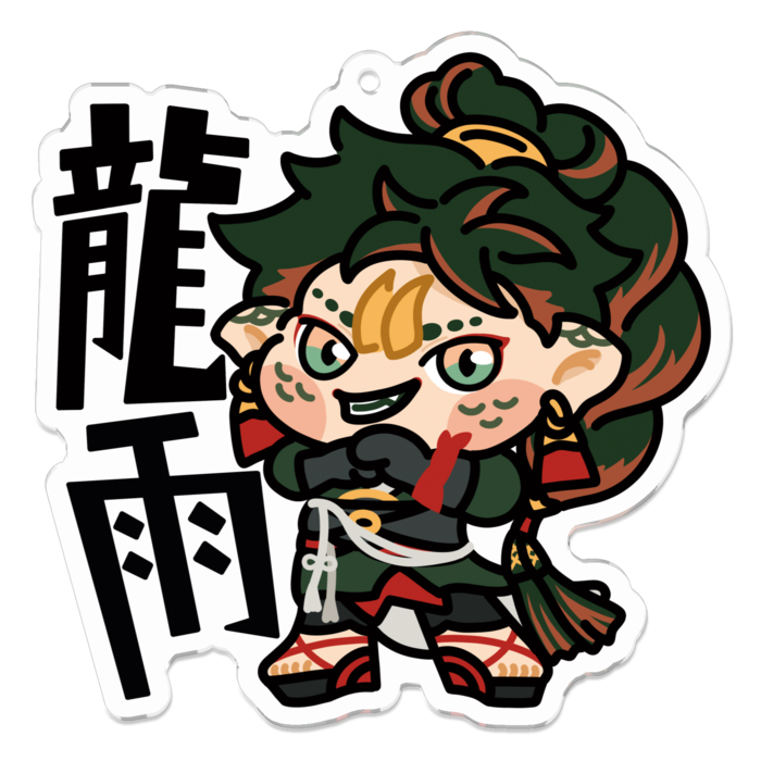 アクリルキーホルダー（コーティング） - 70 x 70 (mm)