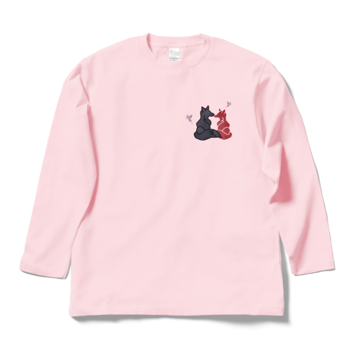 ロングスリーブTシャツ - L - ライトピンク