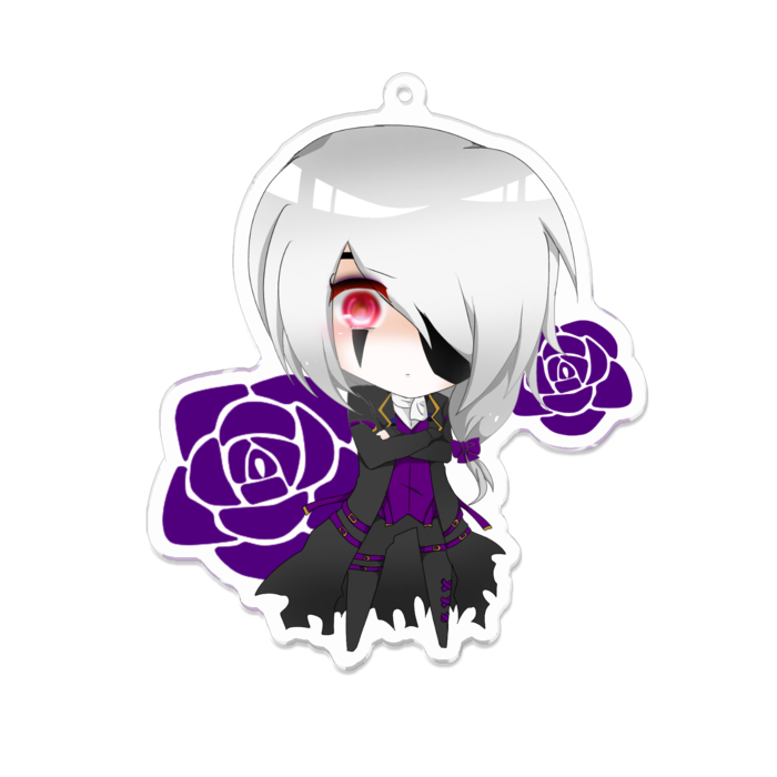 アクリルキーホルダー - 100 x 100 (mm)