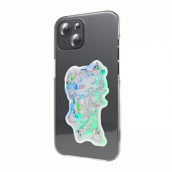 ホログラムスマホステッカー - 縦