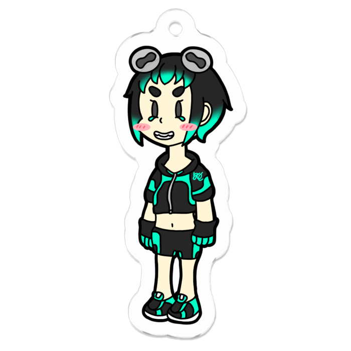 アクリルキーホルダー - 50 x 50 (mm)