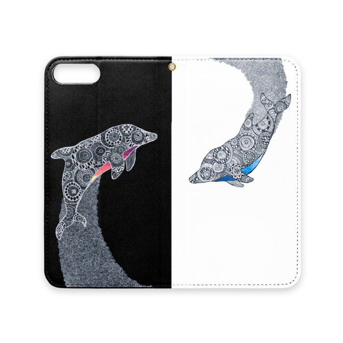 手帳型iPhoneケース（ベルトなし） - iPhone 8 Plus / 7 Plus - ストラップ穴 あり