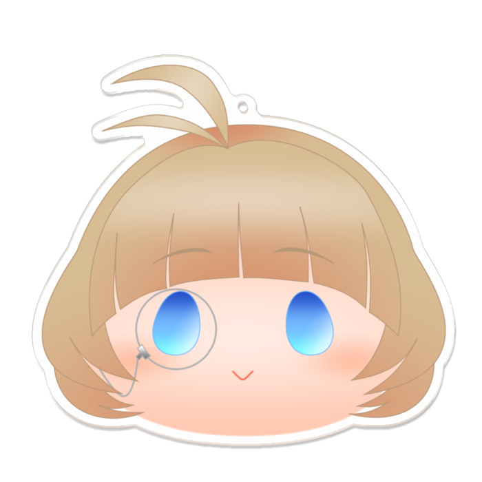 アクリルキーホルダー - 100 x 100 (mm)