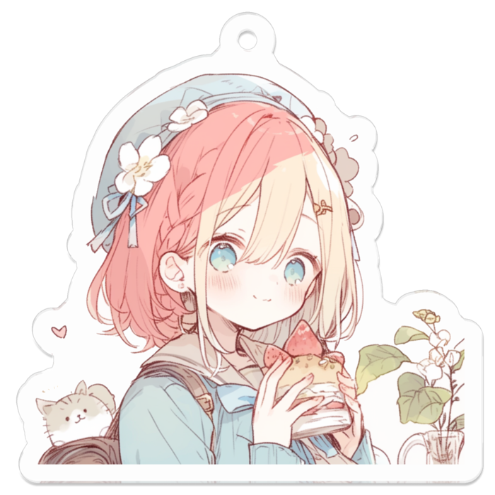 アクリルキーホルダー - 50 x 50 (mm)