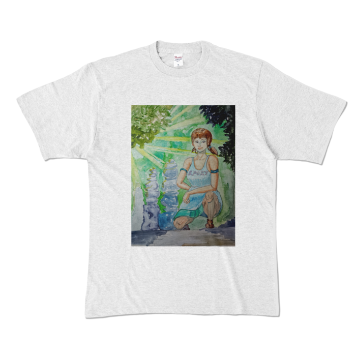 カラーTシャツ - XL - アッシュ (淡色)