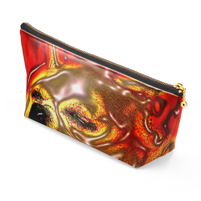 ポーチ - 長さ21.5cm / 高さ10cm - ブラック