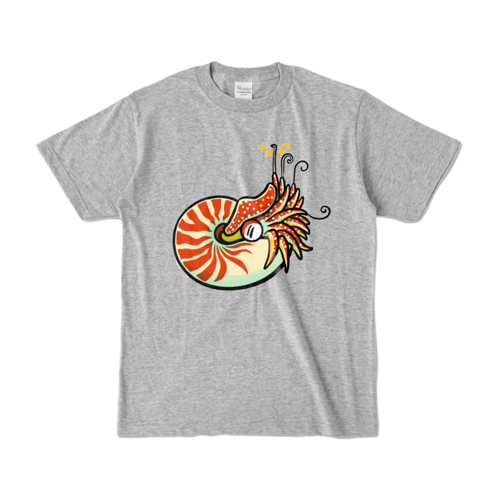 カラーTシャツ - S - 杢グレー (濃色)