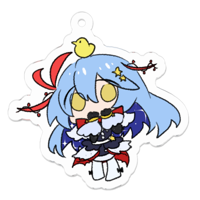 アクリルキーホルダー - 50 x 50 (mm)