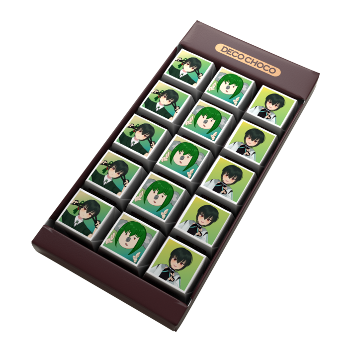 DECOチョコ - 列ごとにデザイン