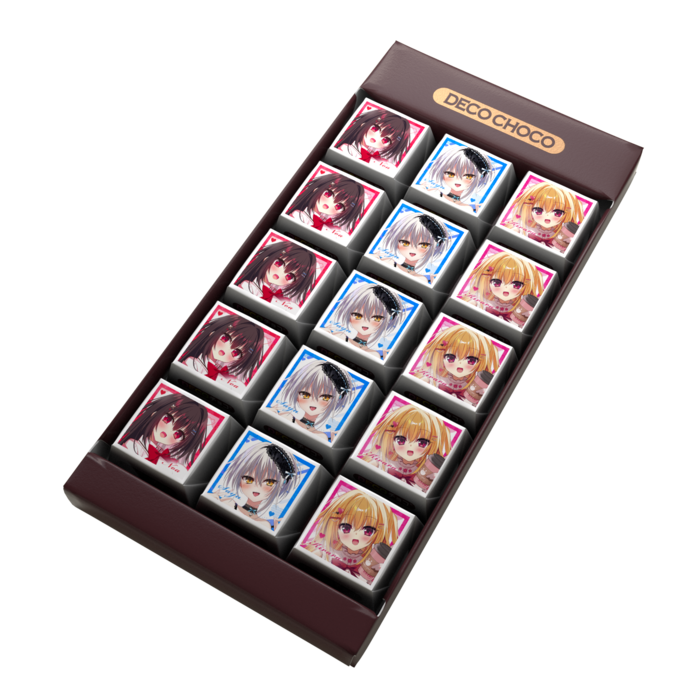 DECOチョコ - 列ごとにデザイン