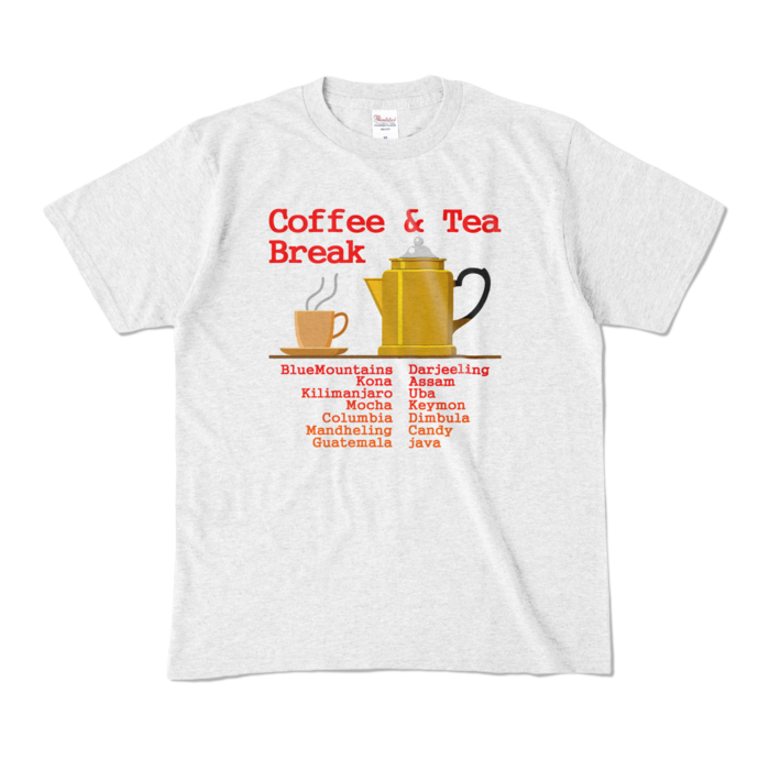 カラーTシャツ - M - アッシュ (淡色)