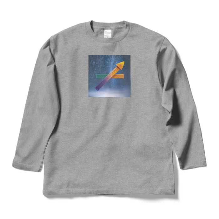 ロングスリーブTシャツ - L - 杢グレー