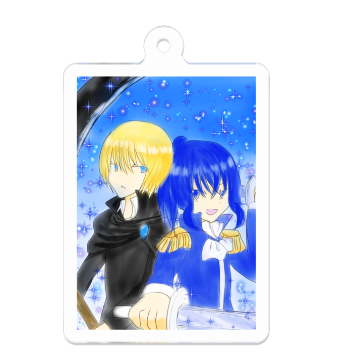 アクリルキーホルダー - 50 x 50 (mm)