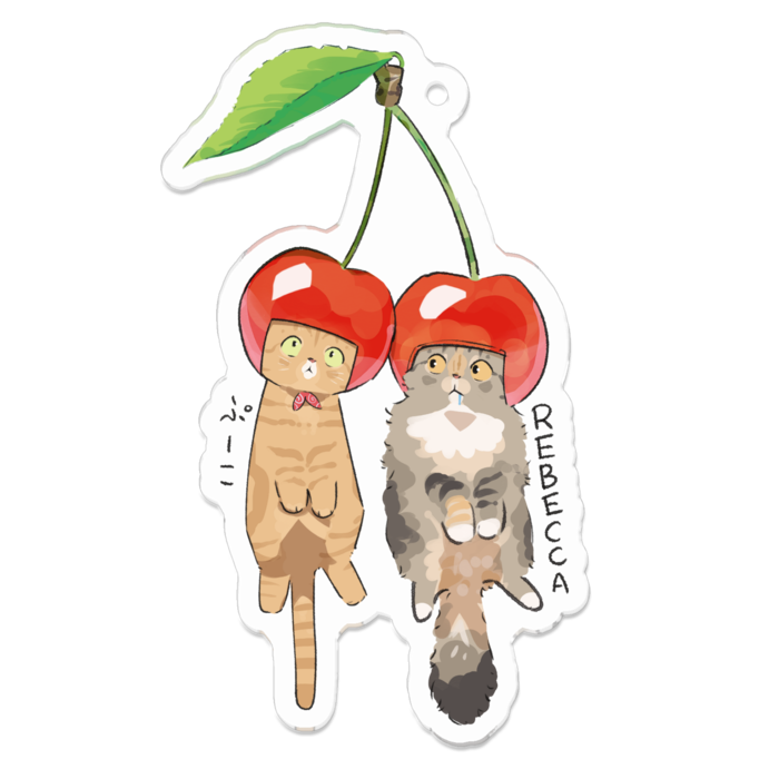 アクリルキーホルダー - 70 x 70 (mm)