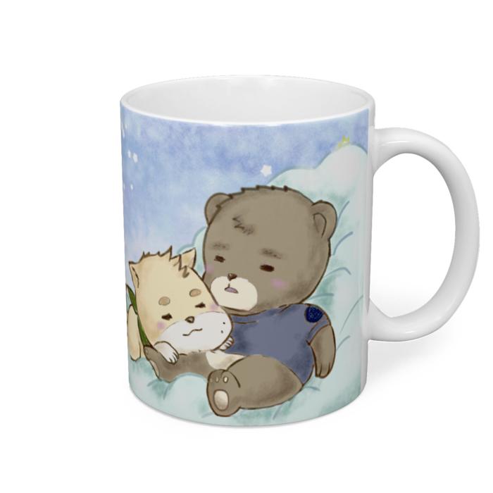 マグカップ - 直径 8 cm / 高さ 9.5 cm