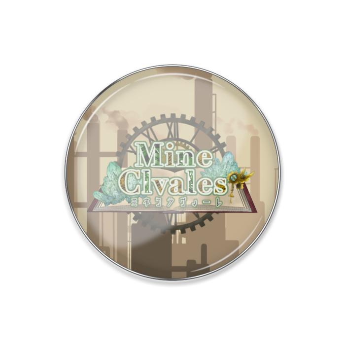 ピンバッジ - 丸形25mm