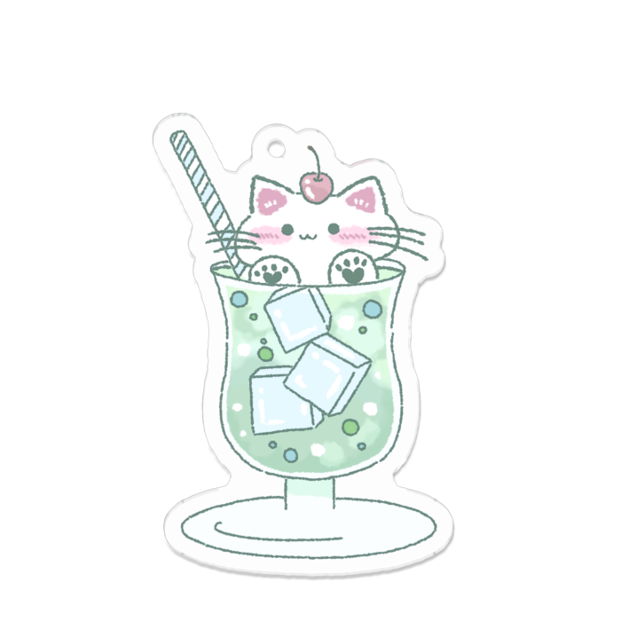 アクリルキーホルダー - 70 x 70 (mm)