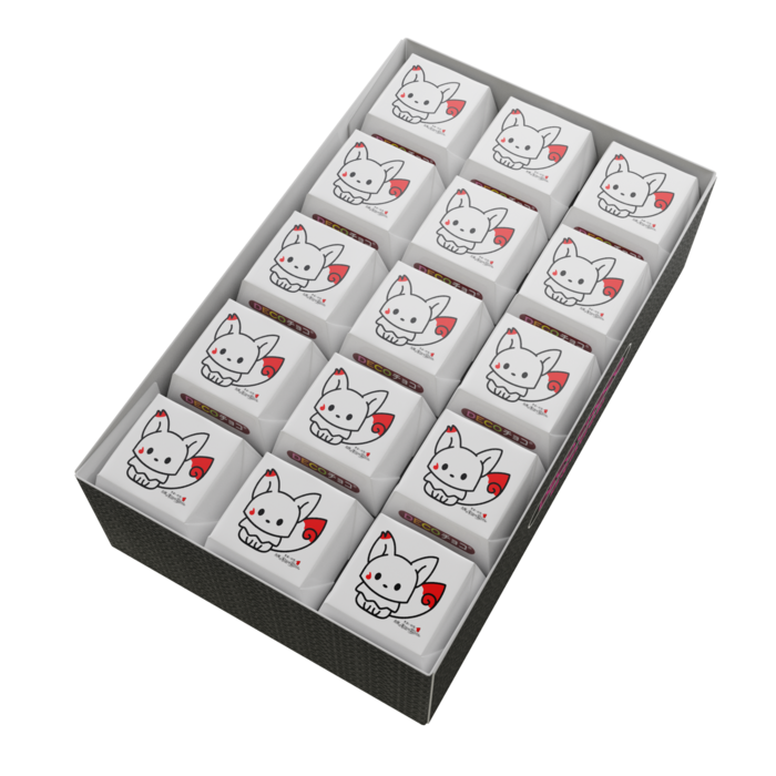 DECOチョコ - 45個入り(キュー狐ちゃん)