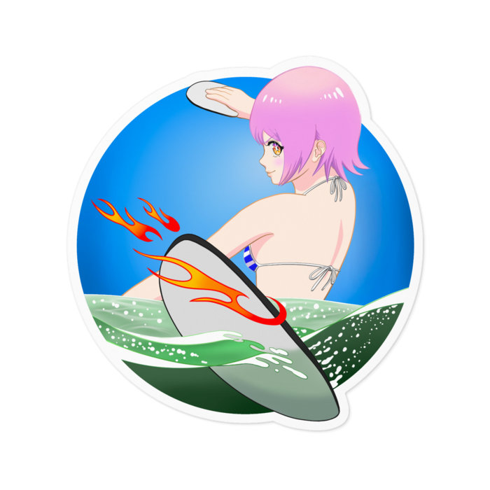 ステッカー - 100 x 100 (mm)