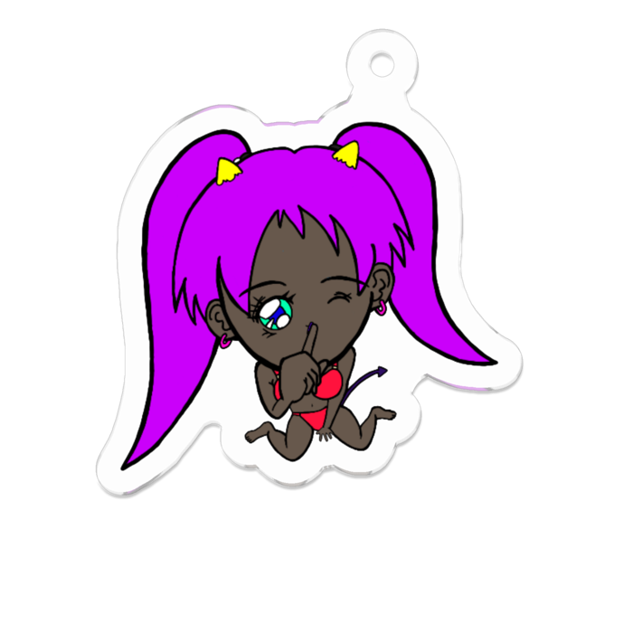 アクリルキーホルダー - 50 x 50 (mm)